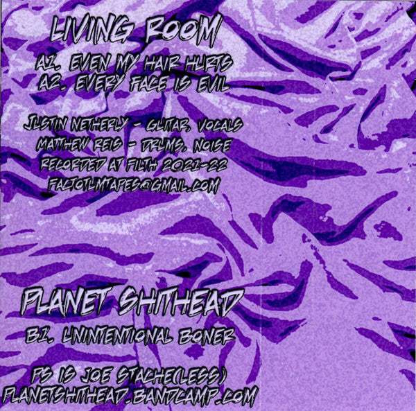 Living Room (12) / Planet Shithead : Living Room / Planet Shithead (Cass, Ltd, Num, C18)