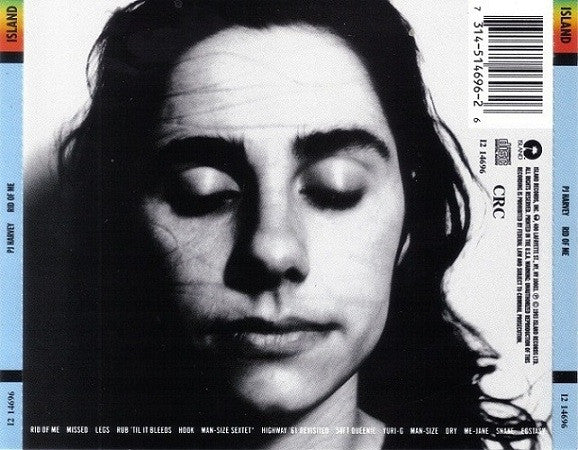 PJ Harvey : Rid Of Me (CD, Album, Club, RE, CRC)