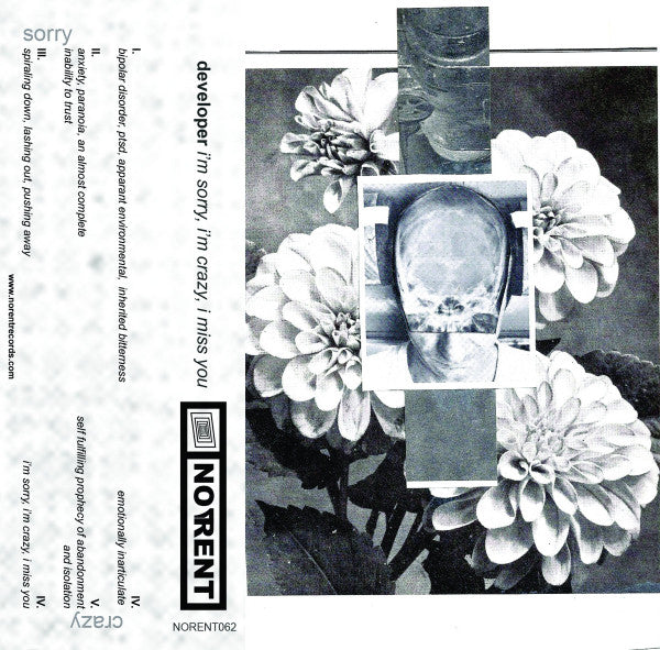 Developer (2) : I'm Sorry, I'm Crazy, I Miss You (Cass, Album, Ltd, C60)