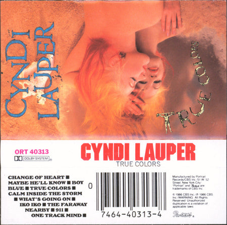 Cyndi Lauper : True Colors (Cass, Album, Lin)