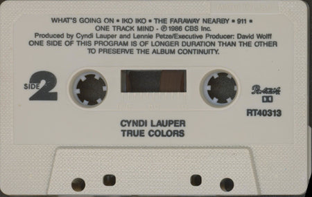 Cyndi Lauper : True Colors (Cass, Album, Lin)