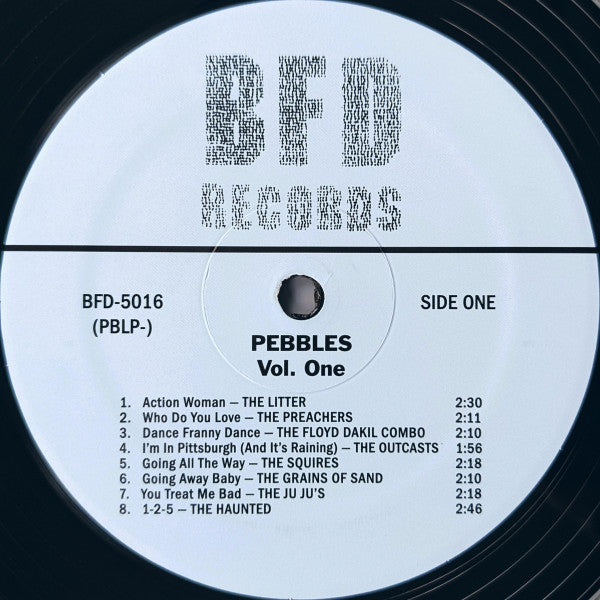 Various : Pebbles Vol. One   (LP, Comp, Ltd, RE, Unofficial)