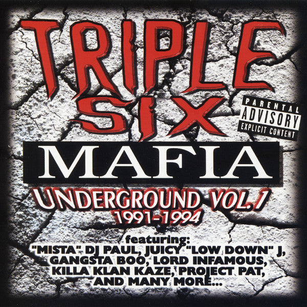 Triple Six Mafia* : Underground Vol. 1 (1991-1994) (CD, Comp, RE)