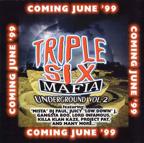 Triple Six Mafia* : Underground Vol. 1 (1991-1994) (CD, Comp, RE)