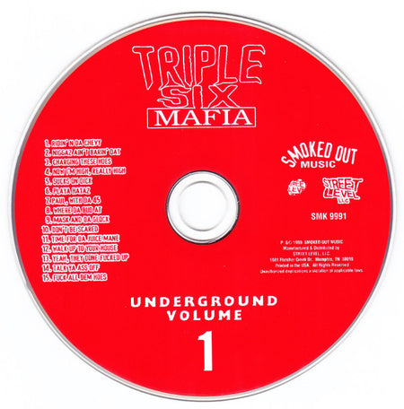 Triple Six Mafia* : Underground Vol. 1 (1991-1994) (CD, Comp, RE)