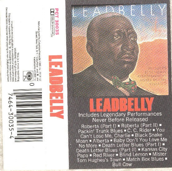 Leadbelly : Leadbelly (Cass, Mono)
