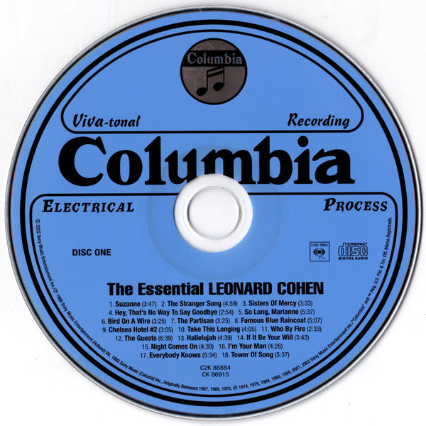Leonard Cohen : The Essential Leonard Cohen (2xCD, Comp, RM)