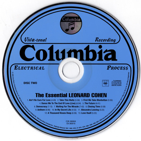 Leonard Cohen : The Essential Leonard Cohen (2xCD, Comp, RM)