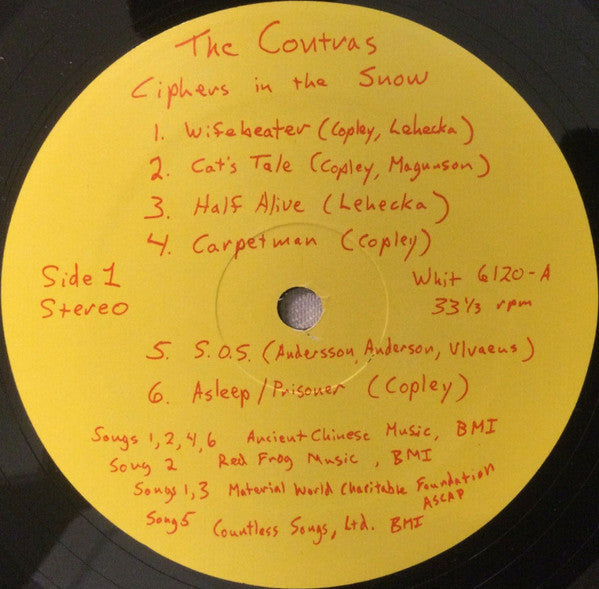 The Contras : Ciphers In The Snow (LP, Album)
