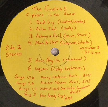 The Contras : Ciphers In The Snow (LP, Album)
