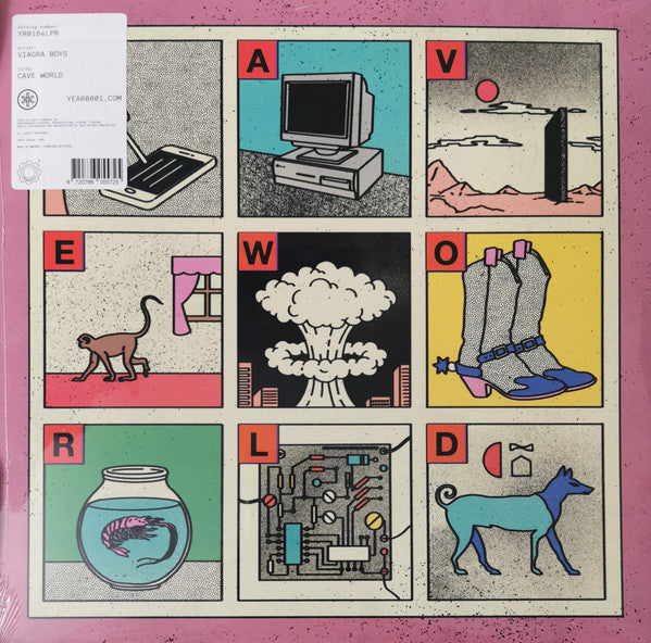 Viagra Boys : Cave World (LP, Album, Red)