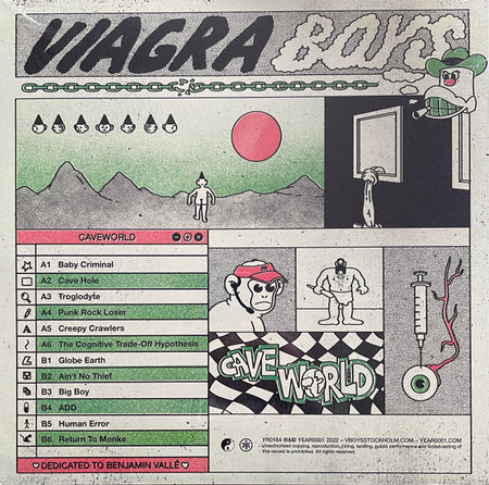 Viagra Boys : Cave World (LP, Album, Red)
