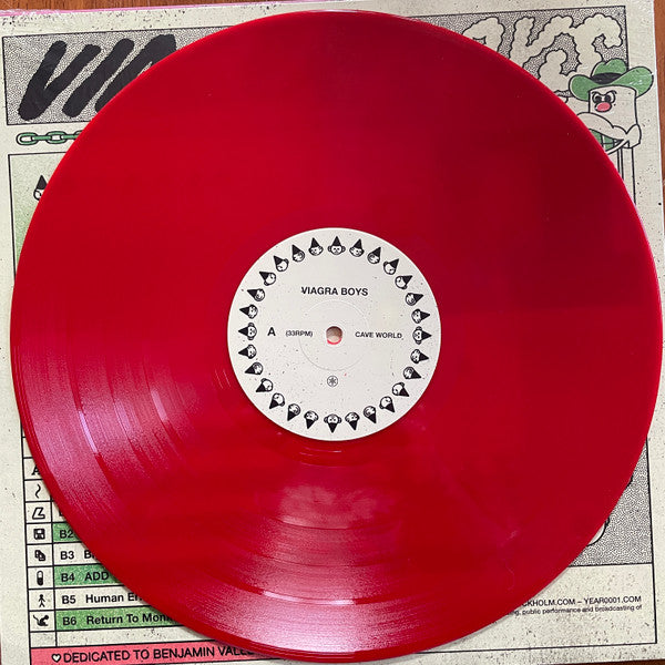 Viagra Boys : Cave World (LP, Album, Red)