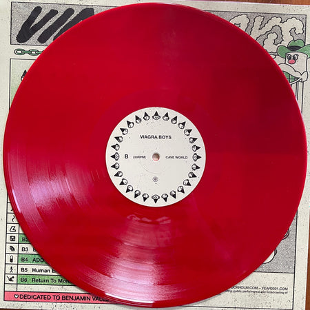 Viagra Boys : Cave World (LP, Album, Red)