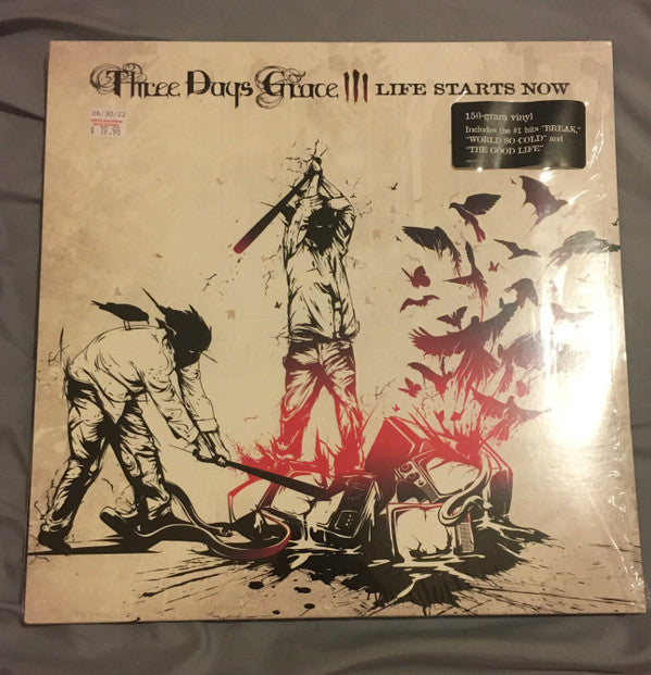 Three Days Grace : Life Starts Now (LP, Album, RE, 150)