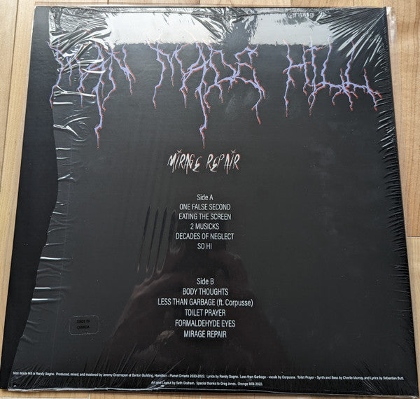 Man Made Hill : Mirage Repair (LP, Album)