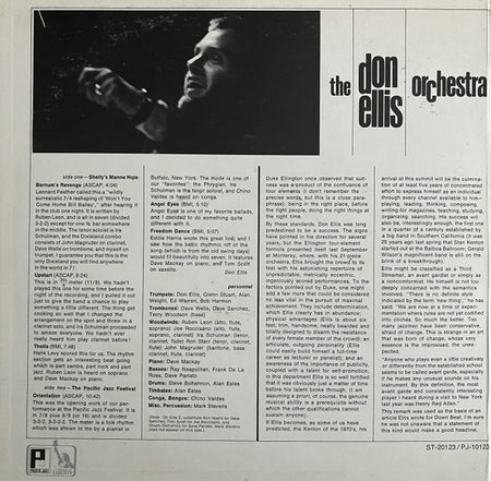 The Don Ellis Orchestra : Live In 3⅔/4 Time (LP, Album, Gat)