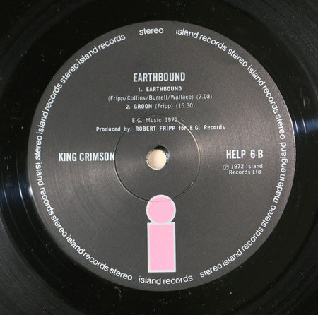 King Crimson : Earthbound (LP, Album, M/Print)