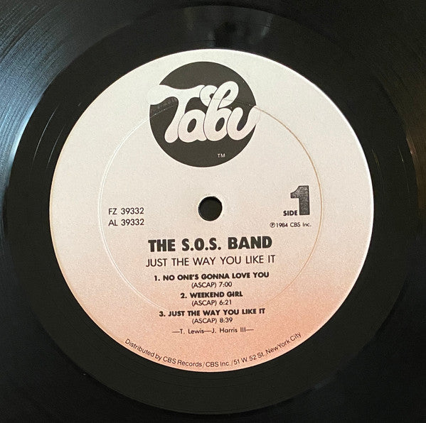 SOS Band* : Just The Way You Like It (LP, Album, Top)