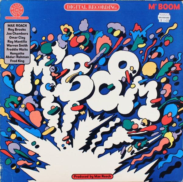 Max Roach, M'Boom Re:percussion Ensemble : M'Boom (LP, Album, Aud)