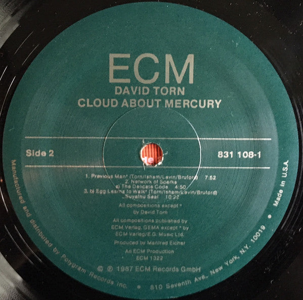 David Torn : Cloud About Mercury (LP, Album)