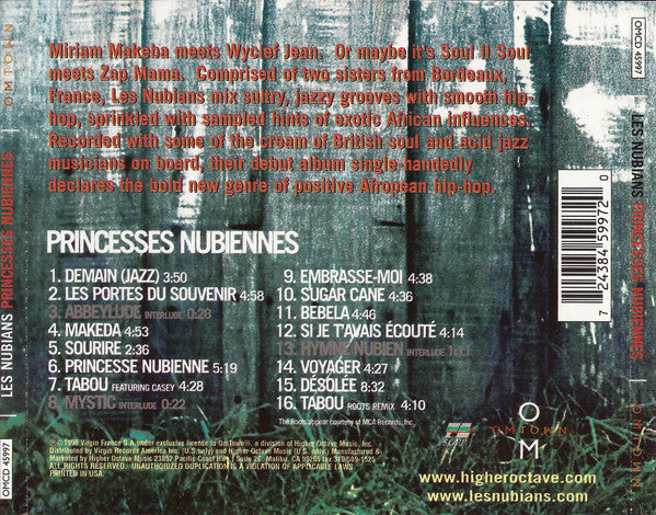 Les Nubians : Princesses Nubiennes (CD, Album)
