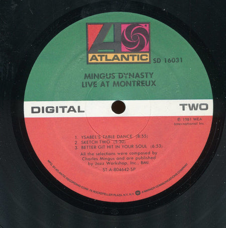 Mingus Dynasty : Live At Montreux (LP, Album)