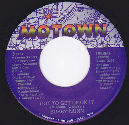 Bobby Nunn : Got To Get Up On It / You Need Non-Stop Lovin (7", Single)