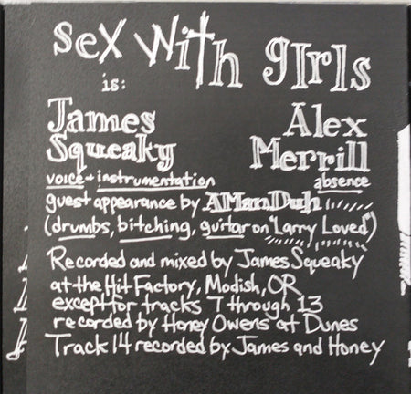 Sex With Girls : Feel The Dorkness (CDr, Album)