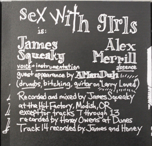 Sex With Girls : Feel The Dorkness (CDr, Album)