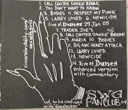 Sex With Girls : Feel The Dorkness (CDr, Album)