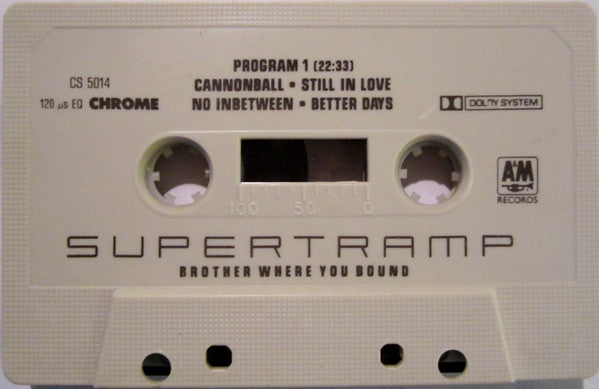 Supertramp : Brother Where You Bound (Cass, Album)