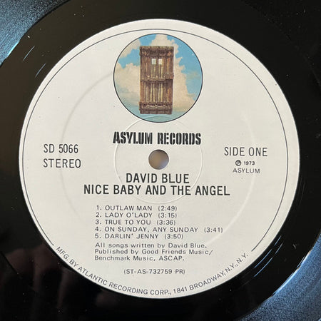 David Blue : Nice Baby And The Angel (LP, Album, Pre)
