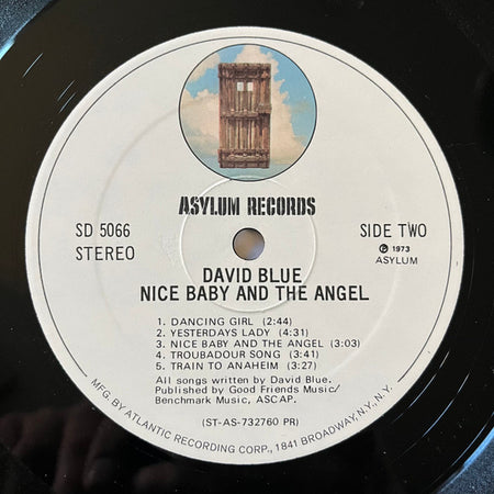 David Blue : Nice Baby And The Angel (LP, Album, Pre)