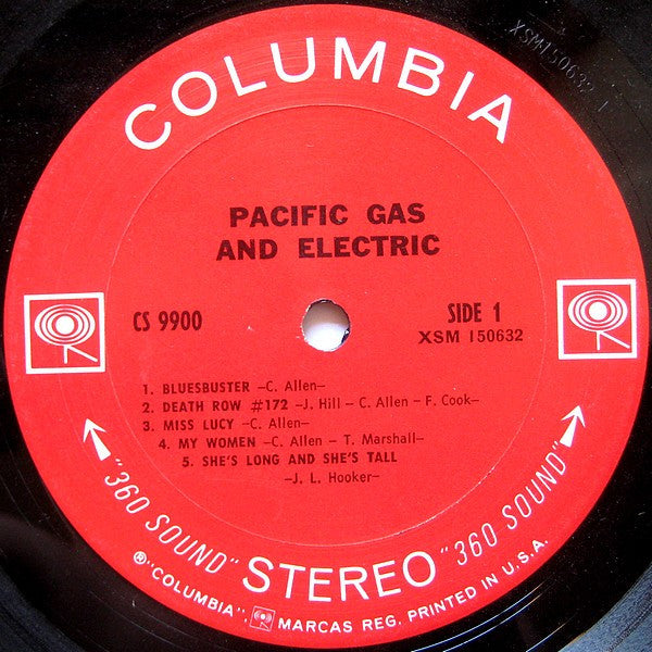 Pacific Gas & Electric : Pacific Gas And Electric (LP, Album, Ter)