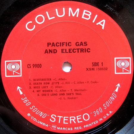 Pacific Gas & Electric : Pacific Gas And Electric (LP, Album, Ter)