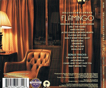 Brandon Flowers : Flamingo (CD, Album, Dlx)
