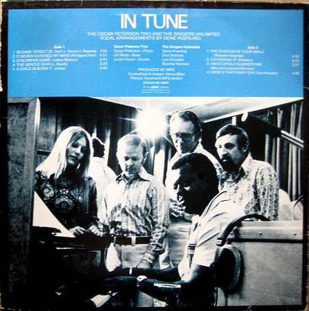The Oscar Peterson Trio + The Singers Unlimited : In Tune (LP, Album, PRC)