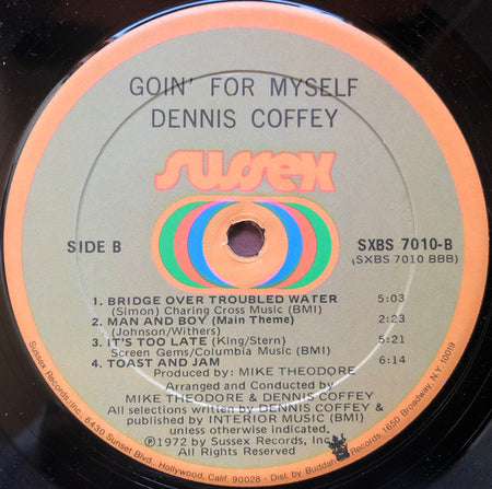 Dennis Coffey : Goin' For Myself (LP, Album, Son)