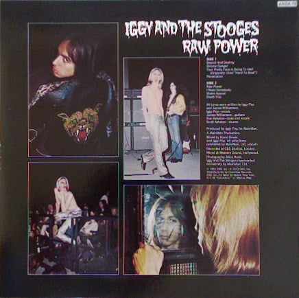 The Stooges : Raw Power (LP, Album, RE)