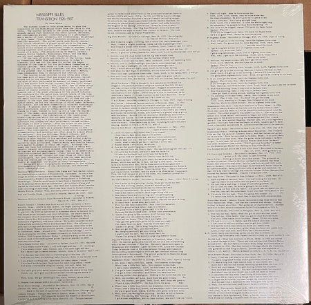 Various : The Mississippi Blues, No.3: Transition, 1926-1937 (LP, Comp, RE)