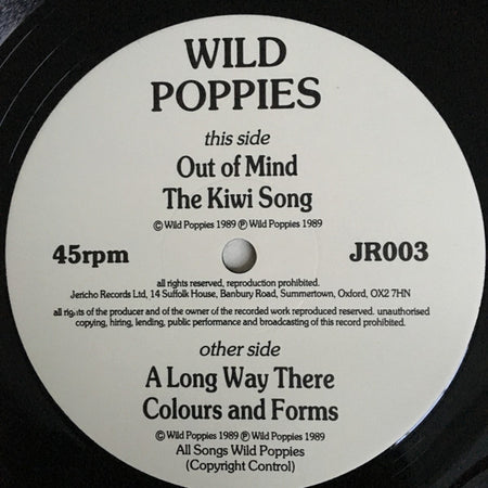 The Wild Poppies : Out Of Time (12", EP)