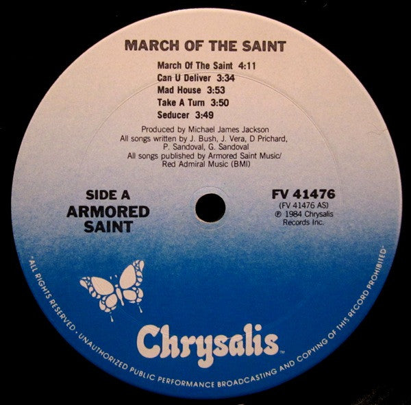Armored Saint : March Of The Saint (LP, Album, Pit)