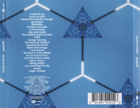Boards Of Canada : Geogaddi (CD, Album, RP)