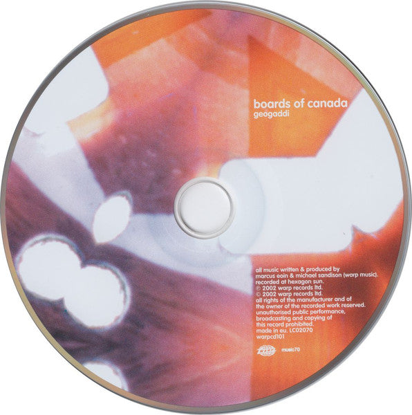 Boards Of Canada : Geogaddi (CD, Album, RP)