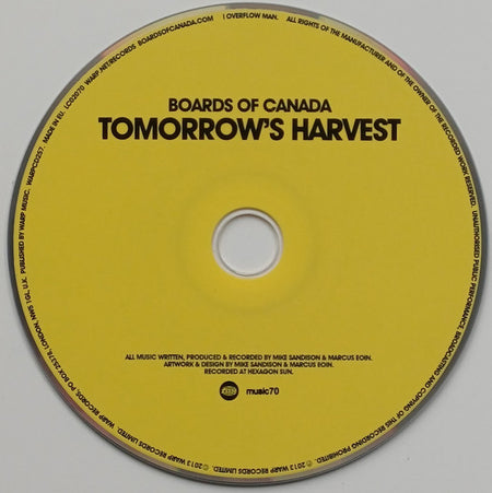 Boards Of Canada : Tomorrow's Harvest (CD, Album, RP, Dig)