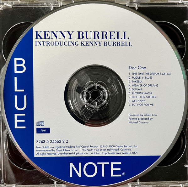 Kenny Burrell : Introducing Kenny Burrell The First Blue Note Sessions (2xCD, Comp, Mono, Ltd, RE, RP)