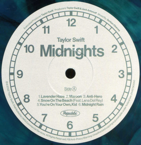 Taylor Swift : Midnights (LP, Album, S/Edition, Gre)