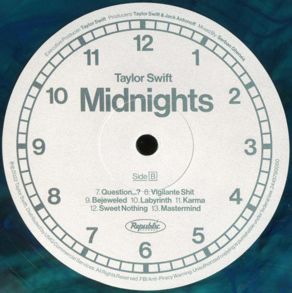 Taylor Swift : Midnights (LP, Album, S/Edition, Gre)