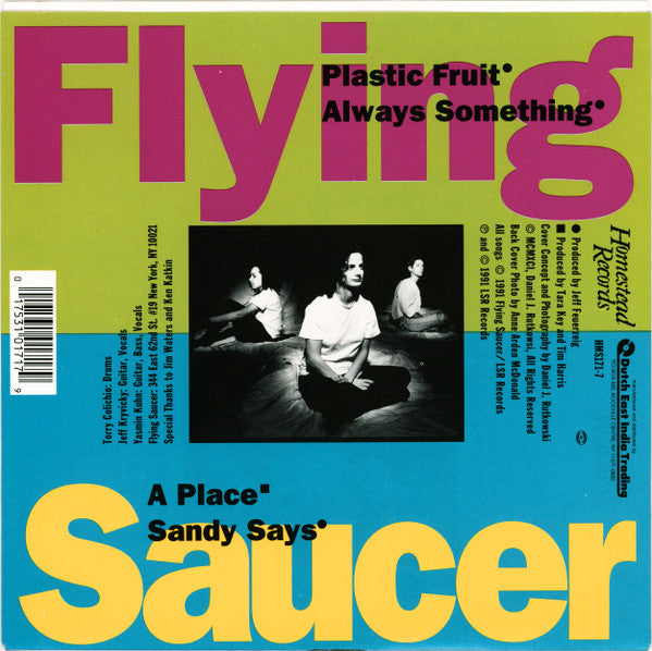 Flying Saucer (2) : Plastic Fruit (7")
